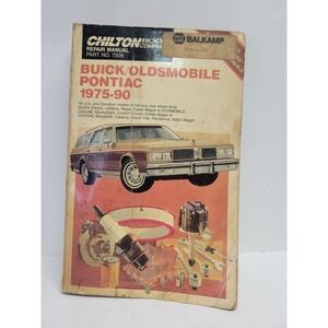 Chilton Repair Manual Buick Oldsmobile Pontiac 1975-90 Rear Wheel Drive 7308